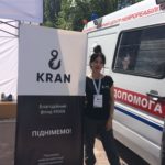 KRAN Charitable Foundation in a bike ride in Brovary