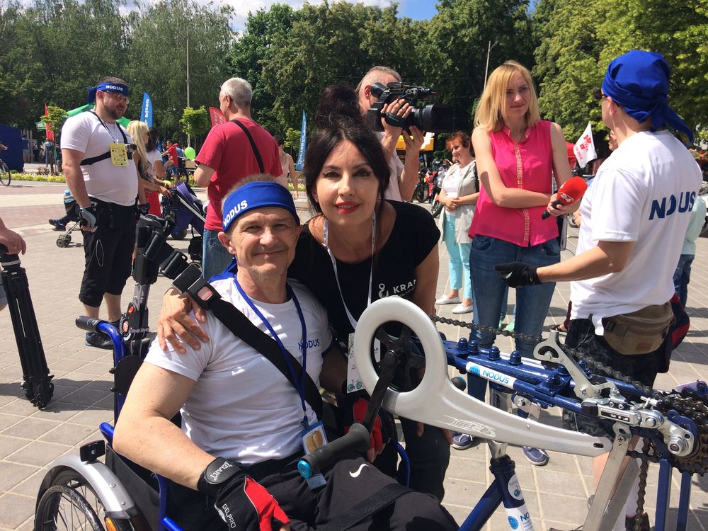 KRAN Charitable Foundation in a bike ride in Brovary